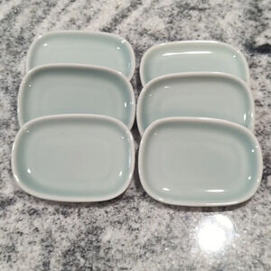 Alessi For Delta Asian Teal Tint Condiment Trays